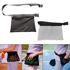 Tennis Ball Holder Pickleballs Waist Hip Bag Pouch Pocket Sack Women Men Carrier