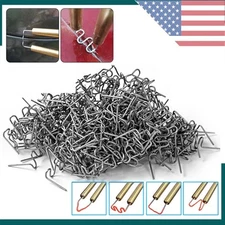 1000PCS 0.8mm Hot Staples Plastic Welding Wave Stapler for Car Bumper Repair Kit
