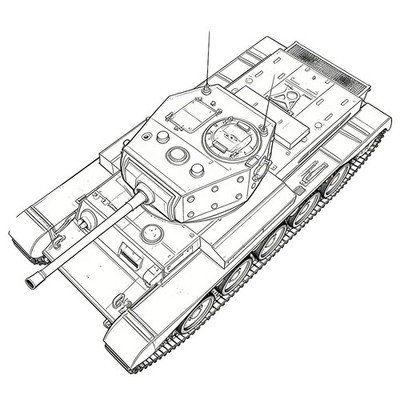 PreSale 1/87 British A34 Comet Tank Cruiser
