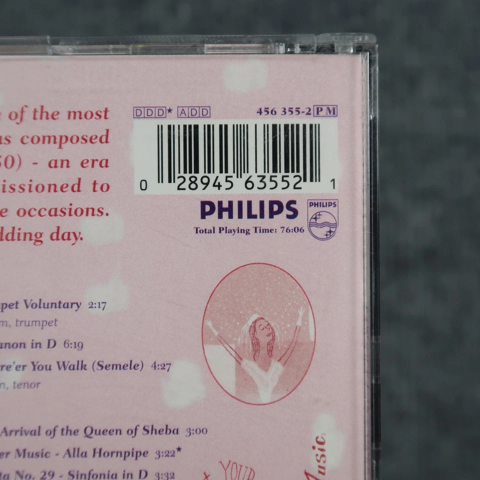 Baroque For Brides To Be CD Philips 1997 Wedding Classical Music Bouquet Album - Image 3 of 4