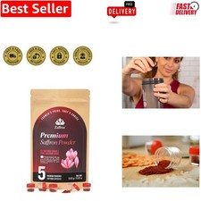 Aromatic Saffron Powder - Perfect for Cooking Drinks, 0.625g Pack of 5