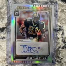 2025 Panini Donruss Optic - Signature Series Holo Jonathan Vilma #SSH-33 (AU)