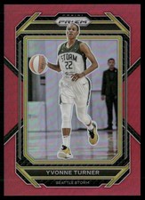 Yvonne Turner /199 2023-24 Panini Prizm WNBA Red Prizm Seattle Storm #108