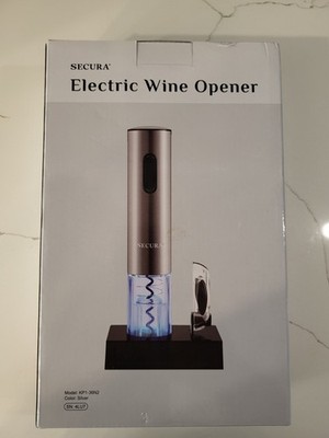 Secura Electric Automatic Wine Bottle Opener Battery Operated Aerator Pourer