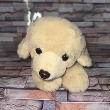 FAO Schwarz 15  Golden Labrador Retriever Puppy Dog Plush Stuffed Animal Toy
