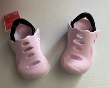 NWT Nike Sunray Protect 3 Toddler Sandals Pink Black White Size 5c
