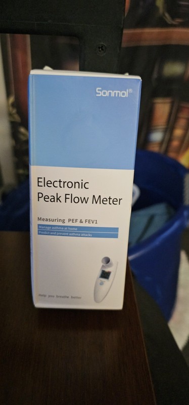 Sonmol Digital Peak Flow Meter Measuring PEF and FEV 1 Spirometer SMPF-1. NIB