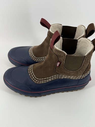 Bottes Vans Mid Chelsea marron/bleu unisexe homme 7 femme 8,5 » - Photo 16/24