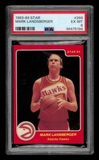 1983-84 Star #269 Mark Landsberger PSA 6 EX-MT Atlanta Hawks