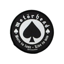 Motorhead Born To Lose Battle Jacket Sew On Woven Patch - OFFICIAL 17-20
