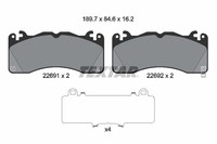 Bremsbelagsatz FÜR Ford USA Mustang Coupe - Textar 2269101