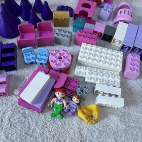 Lego Duplo Sets #6154 Disney Cinderella Castle #10873 Minnie &10595 Sofia READ
