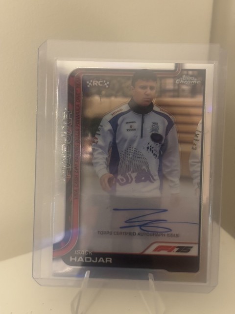 2025 Topps Chrome Formula 1 - Autographs Isack Hadjar #CAC-HAD (AU, RC)