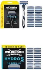 Wilkinson Sword Hydro 5 Rasierer Herren Griff Rasierklingen Gel Pools Trimmer