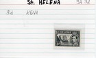 ST Helena King George VI Postage STAMP 3 shillings SA-32 — photo 2