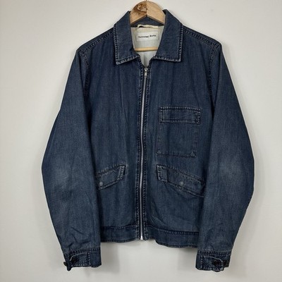 Universal Works Denim Bomberjacke, Utility Chore Oi Polloi, Größe Herren Medium