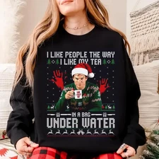 Dexter Christmas Vintage Sweatshirt, Xmas Gift For Him, Gift For Her