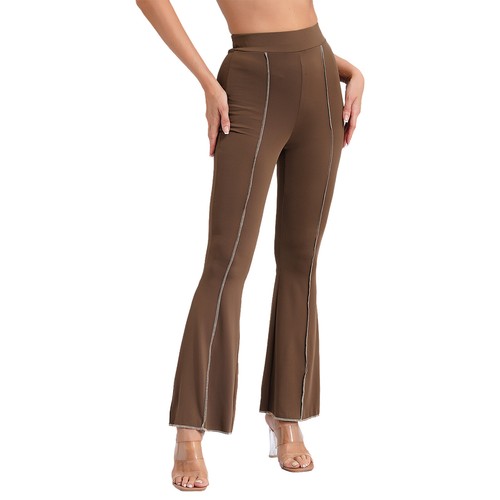 Damen Glockenhose Chacha Clubwear Jazz Schlaghose Party Latein - Bild 26 von 44