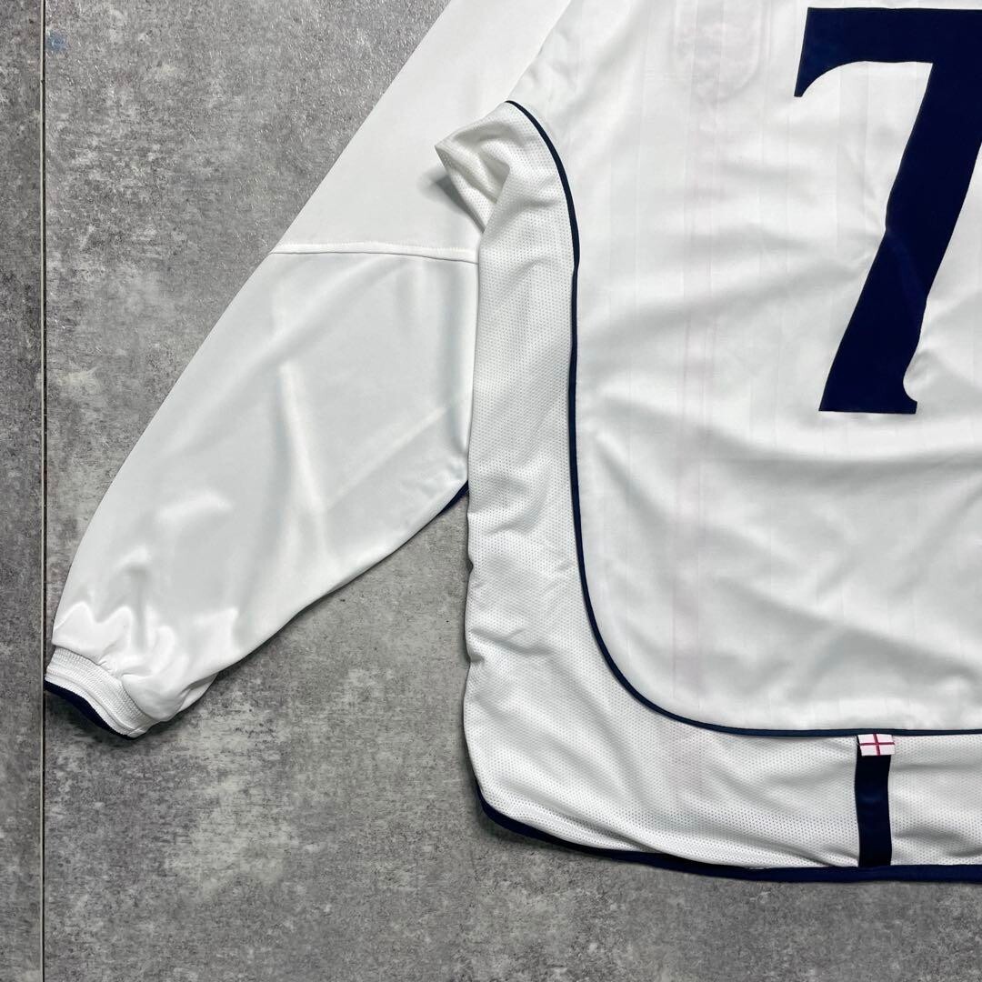 Beckham England 01-03 Home Jersey #7 BNWT L/S Umbro M Size