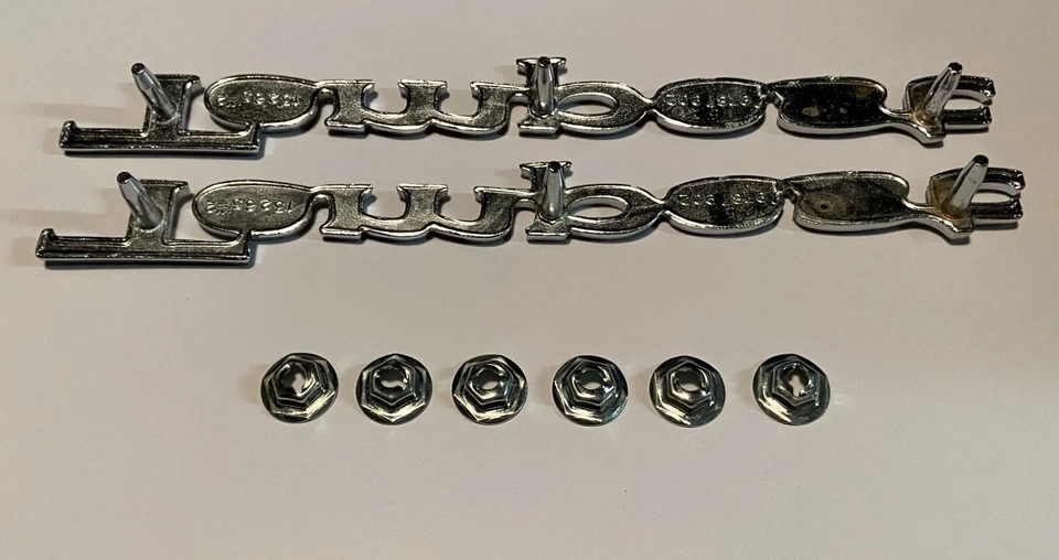 1967 1968 1969 НОВЫЙ PONTIAC TEMPEST FENDER ЭМБЛЕМЫ 67 68 69 ПАРА * БЕСПЛАТНАЯ ДОСТАВКА * - Изображение 2 из 2