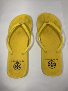 yellow flip flops womens