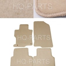 New 4 Pieces Beige Nylon Carpet Floor Mats Fit For 08-12 Honda Accord Sedan Only