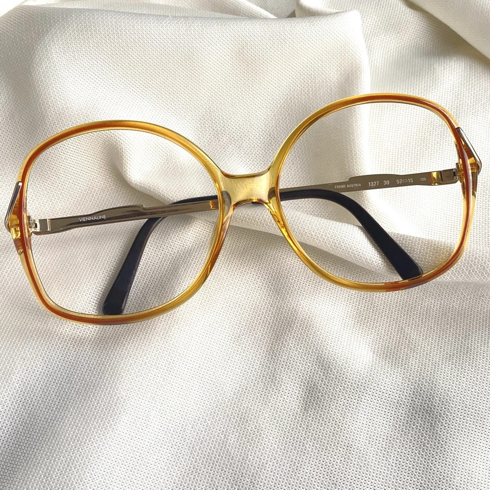 Gafas vintage años 80 VIENNALINE 1327 30 marco de gafas de gran tamaño 52 15 125 Foto 2 de 4