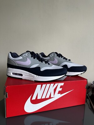 Nike Air Max Trainers Blue Grey Lilac Size UK Worn Once