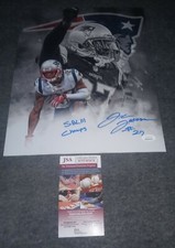 Jc Jackson Signed 11x14 Jsa New England Patriots