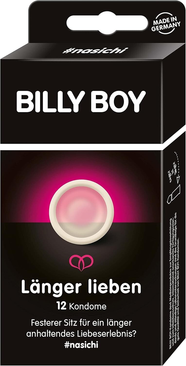 10 Kondome Billy Boy Länger lieben Condome mit integrietem Penisring 10 Stück