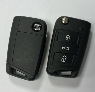 Seat Klapp Schlüsselanhänger 3 Tasten Fernbedienung ORIGINAL OEM MQB49 5C 6F0959752M