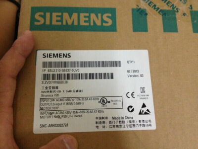 6SL3 210-5BE27-5UV0 NEW SIEMENS 6SL3210-5BE27-5UV0 SINAMICS V20 380-480 V