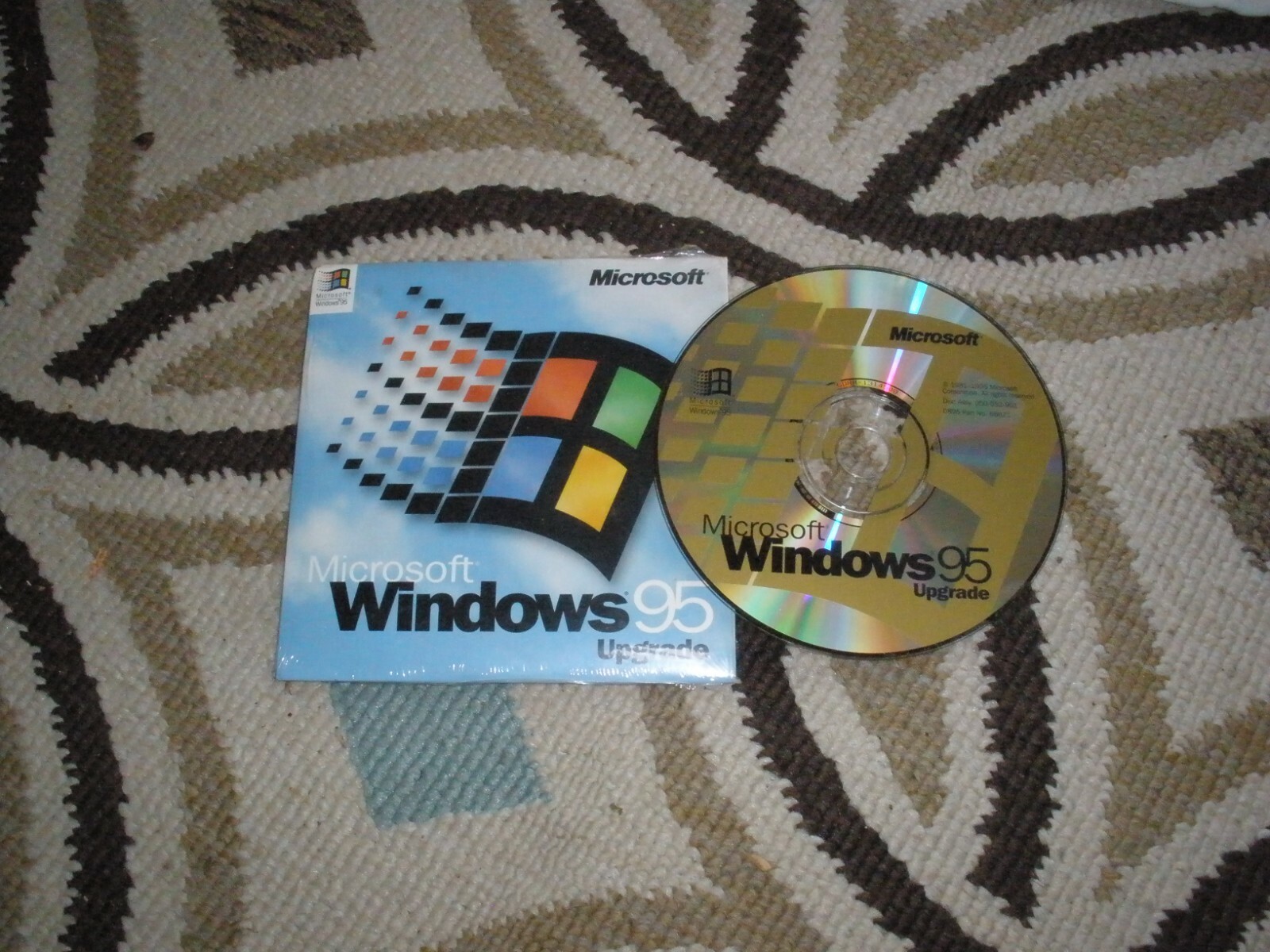 Vintage Microsoft Windows 95 Operating System Upgrade CD-ROM With ...