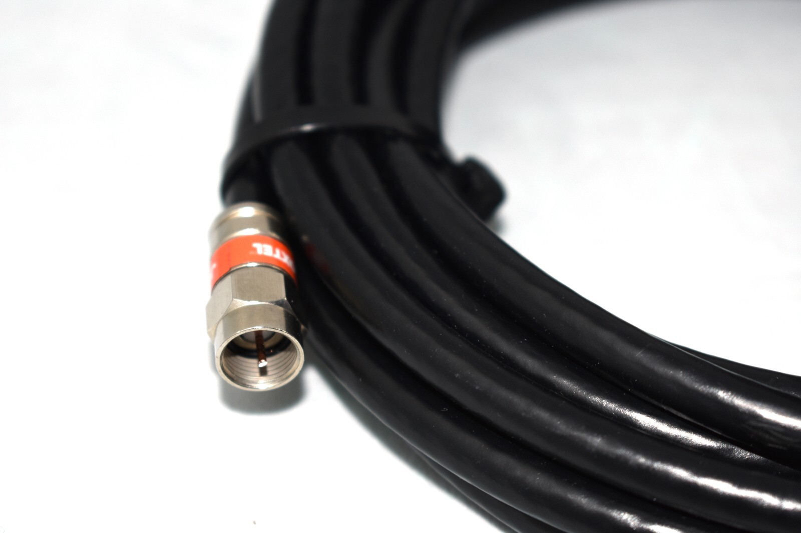 Black RG6 Quad Shield Coax Cable F Male to F Male 0.3m50m TV Antenna