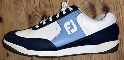 Footjoy AWD XL Spikeless Golf Shoes, Blue White, Women's UK