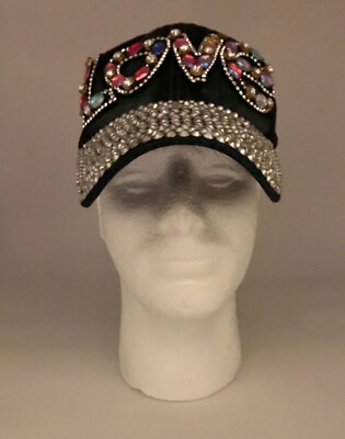 Rhinestone Bling LOVE Denim Cap | eBay display picture 2