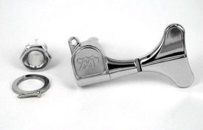 Wilkinson Diecast Bass Tuner Tuning Peg Chrome Lefty Left Handed