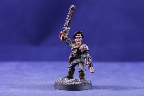 Warhammer 40K: Imperial Guard Astra Militarum- Cadian Officer (Metal) GD10 - Picture 1 of 5