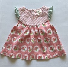 Matilda Jane Pink Dress, With Roses Size 4
