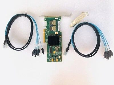 IBM  M1015 46M0861 SAS9220-8i SATA RAID Controller +8087 to (4) 7-Pin SATA Cable - Bild 1 von 4