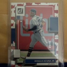 2022 Panini Donruss - Variation America Running #121 Ronald Acuña Jr. /50