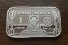 1 oz Silver Bar / "Easy Money" Bar from CMG Mint / #65 of 99 - Sold Out Rarity!