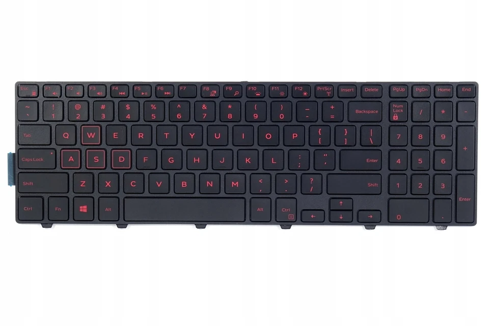 TRADEBIT Dell Inspiron 15 7557 5577 5576 7559 LED Tastatur QWERTY