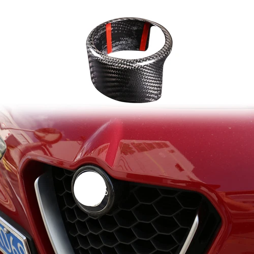 For 2017-2023 Alfa Romeo Stelvio Real Carbon Fiber Full Inner Kit Cover Trim Set - Picture 23 of 30