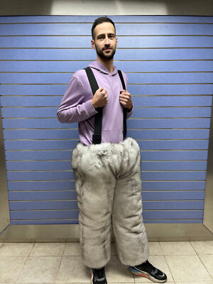 Luxury Fur Cargo Pants