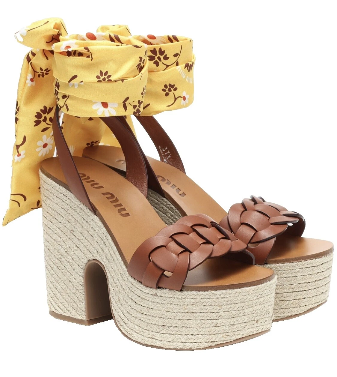 Tacones para mujer Miu Miu marrones