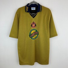 Sunderland 1997/1998 Asics Away Vintage Football Shirt Soccer Jersey Men Size L