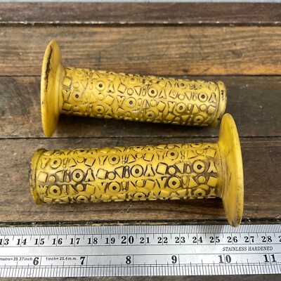 コモイ パイプ 337 ヴィンテージ Schwinn YO Grips Yellow Old School BMX Freestyle 80s Predator