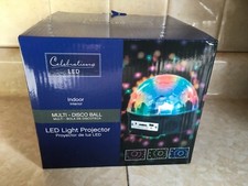 LED Light Projector Multi Disco Ball Xmas Party Birthday Lamp Gift New In Box