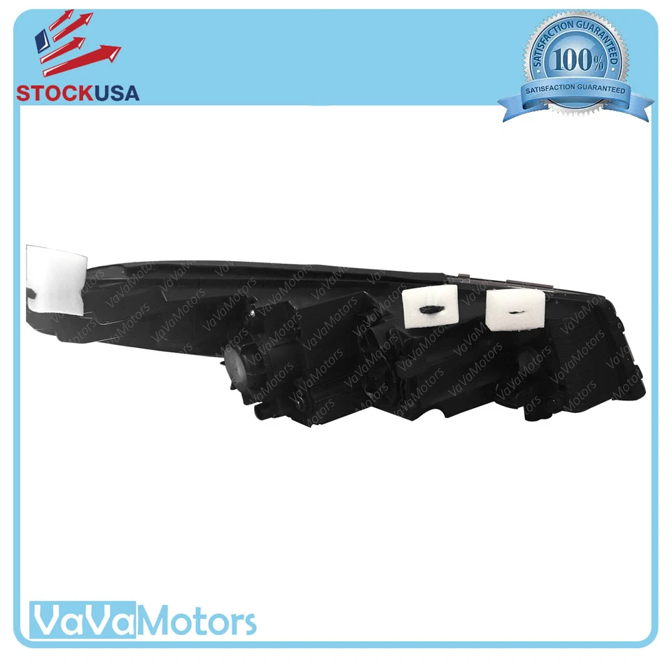 Compatível com 2017 2018 Kia Forte Forte5 conjunto de farol com LED par esquerdo direito 2 peças - Imagem 4 de 4